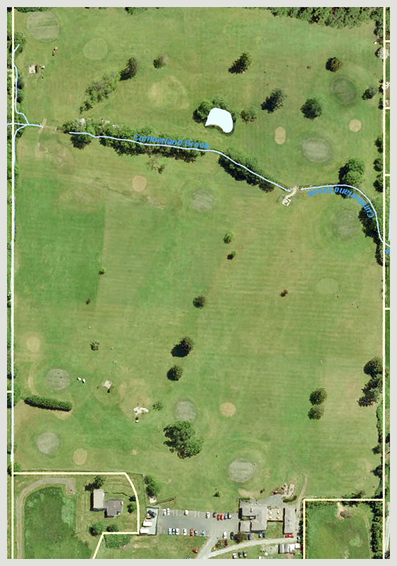 Golf Course Design Ariel